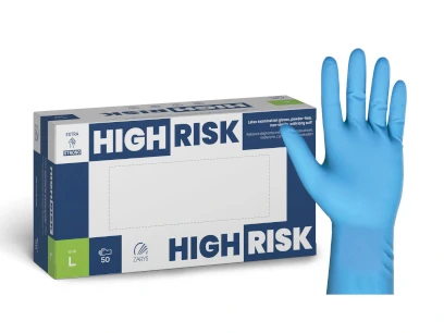 14732-rukavice vysetrovacie latexove nepudrovane high risk medicare l 100ks